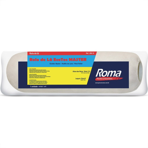 Pinceis Rolo La Roma Sintetico 280/19 23Cm Pinceis Rolo La Roma Sintetico 280/19 23Cm