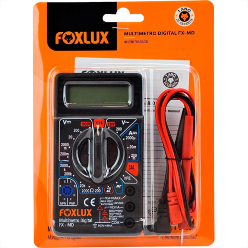 Foxlux Multimetro Digital (Fx-Md) Foxlux Multimetro Digital (Fx-Md)