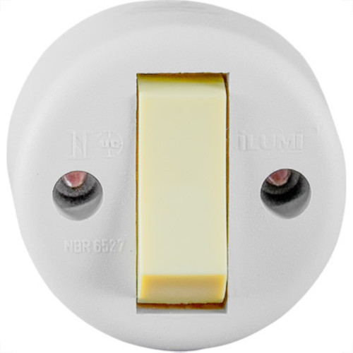 Ilumi Interr Ext. 1Int.Redondo 1755 - Kit C/10 Pc Ilumi Interr Ext. 1Int.Redondo 1755 - Kit C/10 Pc
