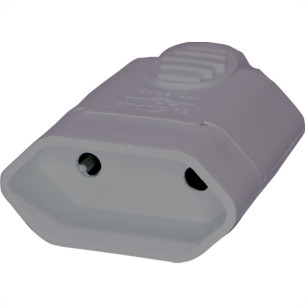 Ilumi Pino Femea 2P  20A Cinza 1420 - Kit C/10 Pc