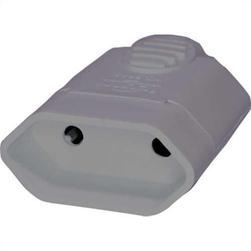 Ilumi Pino Femea 2P 20A Cinza 1420 - Kit C/10 Pc