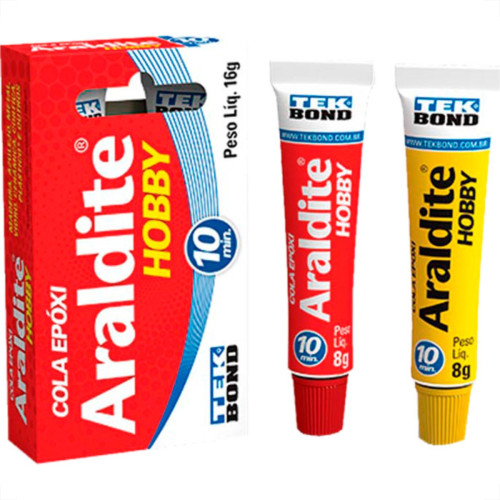 Tek Bond Araldite Hobby 16Gr (10 Minut) - Kit C/6 Pc Tek Bond Araldite Hobby 16Gr (10 Minut) - Kit C/6 Pc