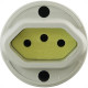 Radial Tomada Ext. Redonda Cinza 10A - Kit C/10 Pc Radial Tomada Ext. Redonda Cinza 10A - Kit C/10 Pc