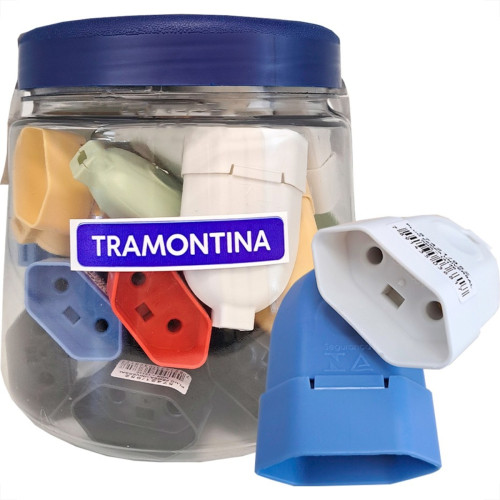 Tramontina Pino Femea 2P Color.Pote - Kit C/24 Pc