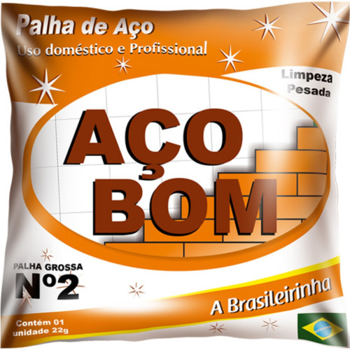 Aco Palha De N.2 - 22Gr - Kit C/20 Pc Aco Palha De N.2 - 22Gr - Kit C/20 Pc