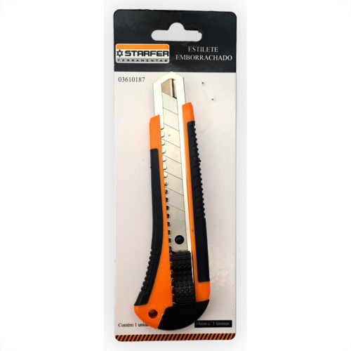Starfer Estilete Emborrachado C/3 Laminas Starfer Estilete Emborrachado C/3 Laminas