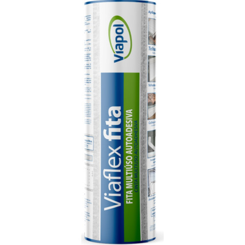 Viapol Fita Adesiva Multuso Viaflex 45Cmx10Mt