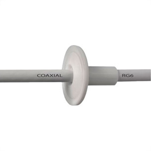 Sforplast Eletrica Bucha Passagem P/Cabo Coaxial C/50