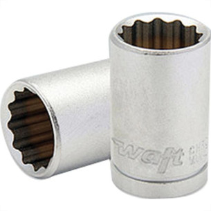 Brasfort (Waft) Soquete Estriado Waft Cromo Vanadio Curto 1/2 X 10