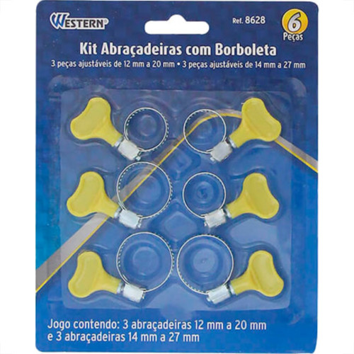 Western Jg Abracadeiras 6Pc -8628
