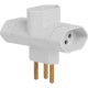Ilumi Pino 3 Saida 2P+T Branco 1227 - Kit C/10 Pc Ilumi Pino 3 Saida 2P+T Branco 1227 - Kit C/10 Pc