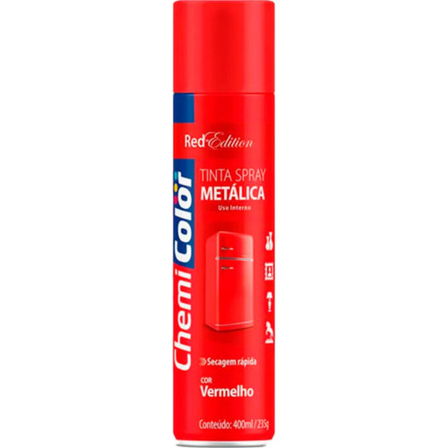Chemicolor Spray Chemic.Metalico Vermelh.400Ml