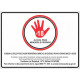 Look Placa Sinalizacao 20X25 Proi.Alcool -18 Look Placa Sinalizacao 20X25 Proi.Alcool -18