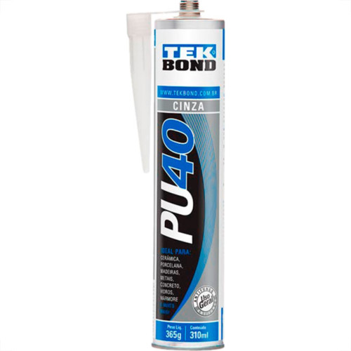 Tek Selante Pu40 Bond Cinza 310Ml
