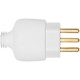 Ilumi Pino Macho 2P+T  Robus.20A Bco - Kit C/10 Pc