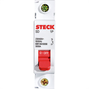 Steck Disjuntor  Din.1P 16A C  3Ka