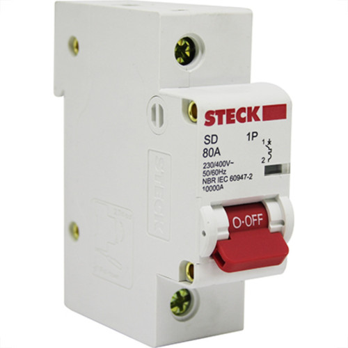 Steck Disjuntor Din.1P 80A C 10Ka