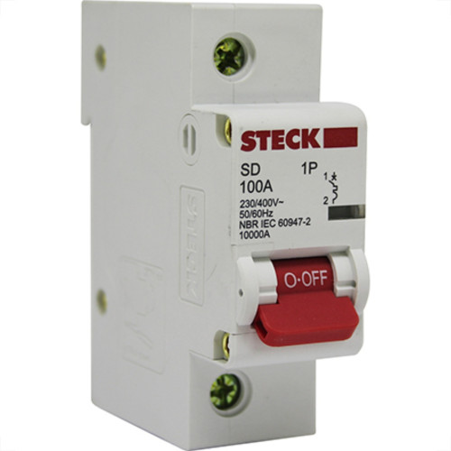 Steck Disjuntor Din.1P 100A C 10Ka Steck Disjuntor Din.1P 100A C 10Ka