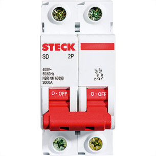 Steck Disjuntor  Din.2P 63A C  3Ka