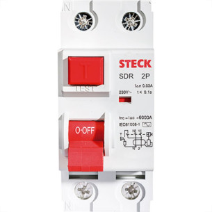 Steck Interr.De Fuga Dr  2P 25A 30Ma