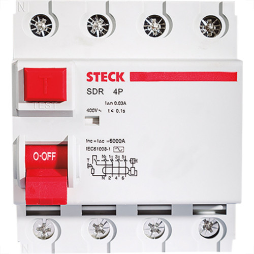 Steck Interr Fuga Dr 4P 25A 30Ma