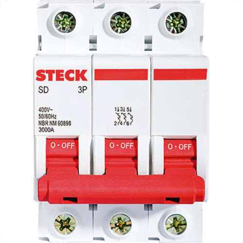 Steck Disjuntor Din.3P 25A C 3Ka