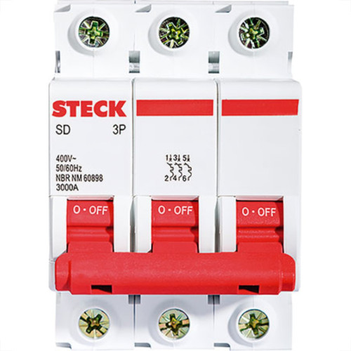 Steck Disjuntor Din.3P 63A C 3Ka