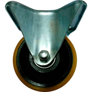 Colson Rodizio Pu/Ferro Placa Fixa 4(250K)