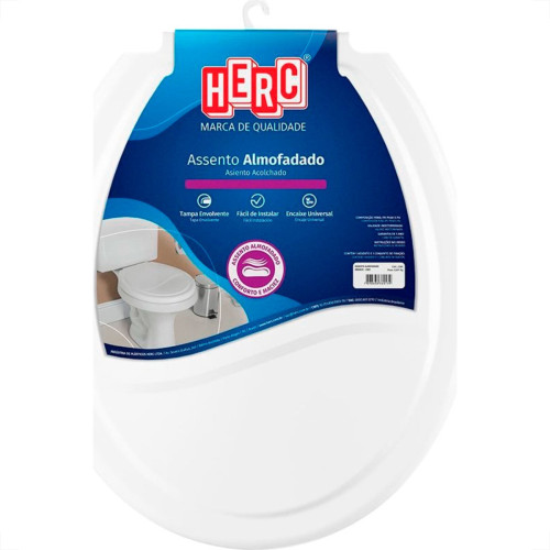 Herc Assento Almofadado Branco-2385