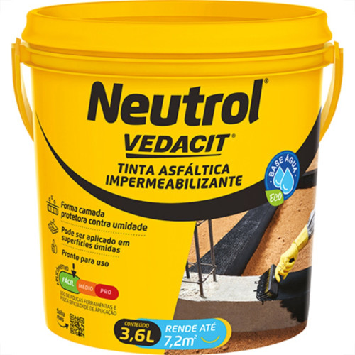 Otto Baumgart Vedacit Neutrol Base Agua 3,6Lt Otto Baumgart Vedacit Neutrol Base Agua 3,6Lt
