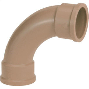 Krona Curva Soldavel Pvc Liso Liso 32Mm X 90 - Kit C/10 Pc