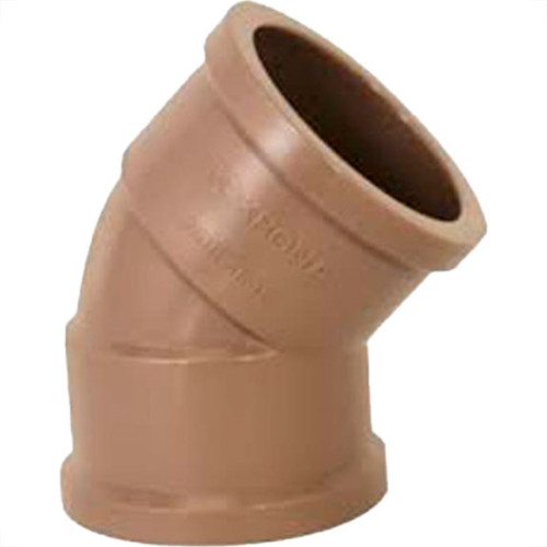 Krona Cotovelo Soldavel Pvc Liso Liso 20Mm X 45 - Kit C/50 Pc