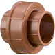 Krona Uniao Soldavel Pvc Liso Liso 32Mmx32Mm - Kit C/10 Pc