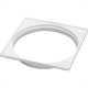 Krona Porta Grelha Quadrada Bca 150 - Kit C/12 Pc Krona Porta Grelha Quadrada Bca 150 - Kit C/12 Pc