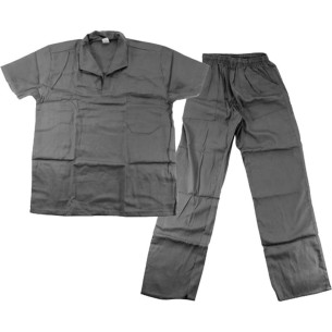 Koch Uniforme M/C Cj.Brim .Cinza, M