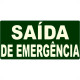 Look Placa Sinal.15X25 Lum.Saida Emerg Look Placa Sinal.15X25 Lum.Saida Emerg