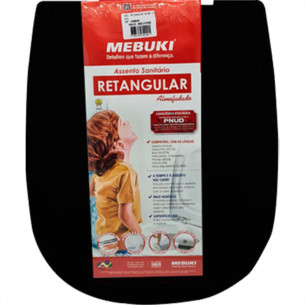 Mebuki Assento Almofad.Retan.Preto
