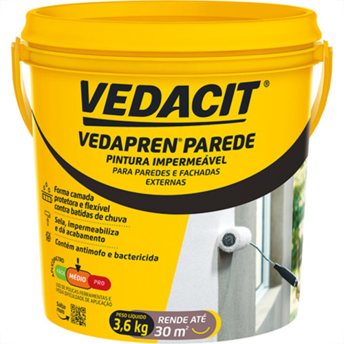 Otto Baumgart Vedacit Vedapren Parede 3,6Kg Otto Baumgart Vedacit Vedapren Parede 3,6Kg