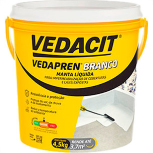 Otto Baumgart Vedacit Vedapren Branco  4,5Kg