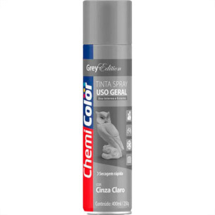 Chemicolor Spray Chemic.Geral Cinza Clar.400Ml