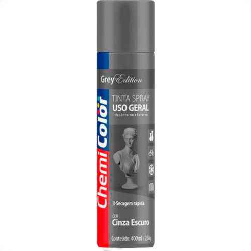 Chemicolor Spray Chemic.Geral Cinza Esc. 400Ml Chemicolor Spray Chemic.Geral Cinza Esc. 400Ml