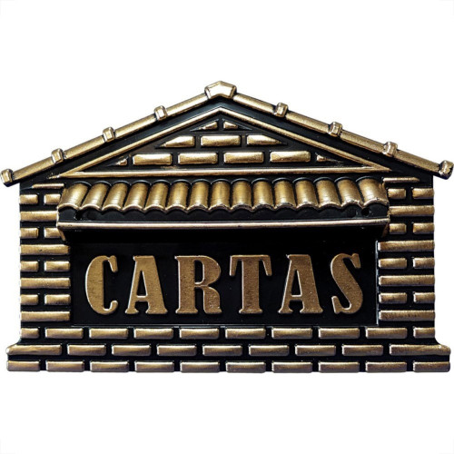 Real Caixa Carta Pvc Pto/Ouro - 04P Real Caixa Carta Pvc Pto/Ouro - 04P