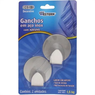 Western Gancho Aco Inox C/Adesivo West 1,5K