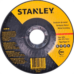 Black & Decker Acessorios Disco Stanley Desbaste 4.1/2 X 7/8