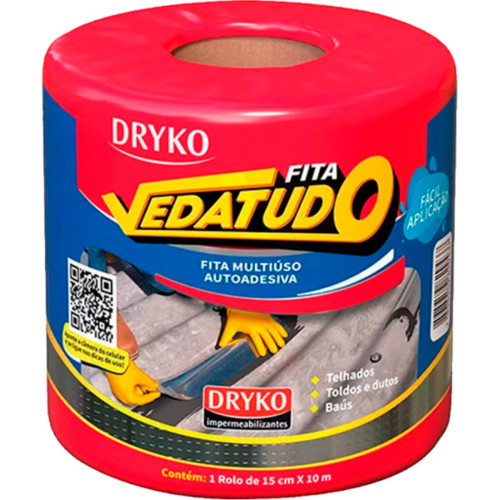 Dryko Fita Adesiva Multuso 15Cmx10M Dryko Fita Adesiva Multuso 15Cmx10M