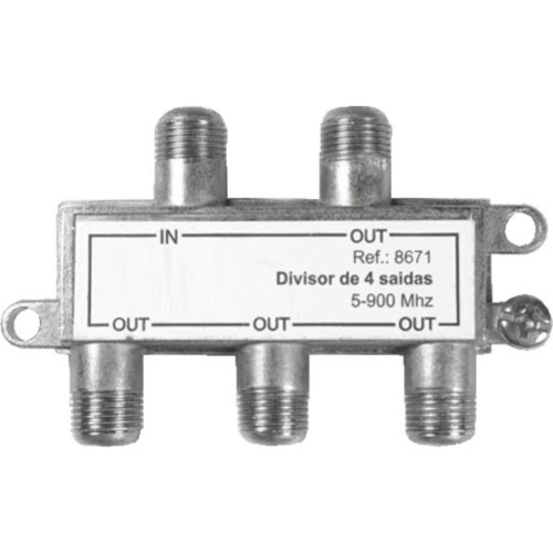 Interneed Divisor P/Tv Cabo 4Sd 2050Mhz Inter