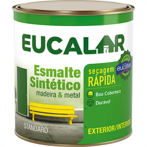 Eucatex Esmalte Sintetico Eucalar 1/16 Preto Eucatex Esmalte Sintetico Eucalar 1/16 Preto