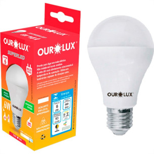 Ourolux Lamp Led Bulbo 06W 6,5K Inm