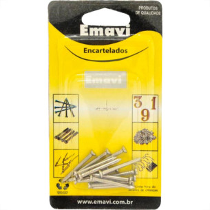 Emavi Cart. Prego Aco C/Cabeça 15X15 15Pc