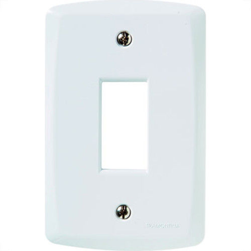 Tramontina Eletrica Placa Tram.Lux 4X2 1Md.Vrt.-105/203